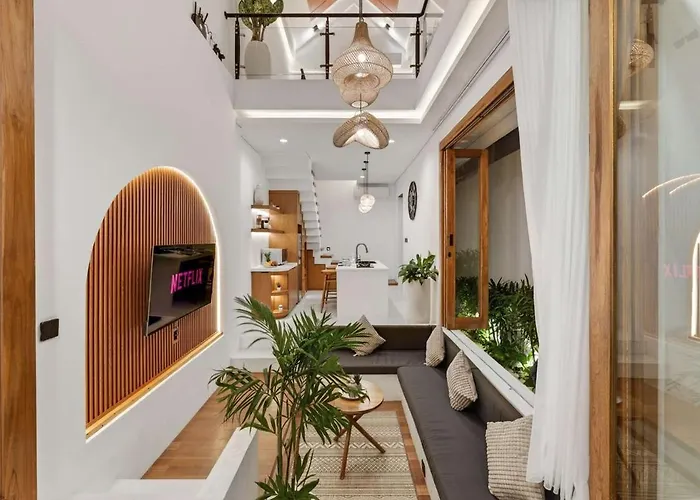 Casa Le Twins 1br Loft With Pool & Rice Views In ヴィラ