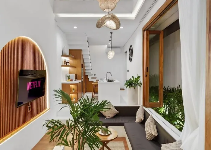 Villa Casa Le Twins 1br Loft With Pool & Rice Views In